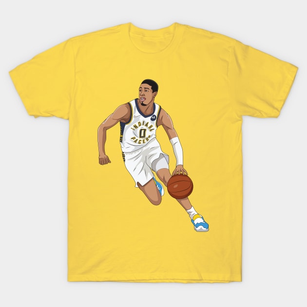 Tyrese Haliburton T-Shirt by xavierjfong